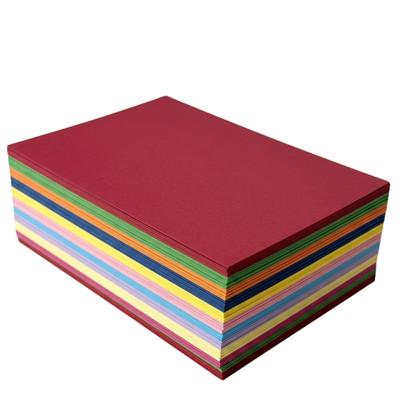 A4 Buntkarte 220 g/m² Premium Dicke Bastelkarte Regenbogenfarben 10-100 Blatt