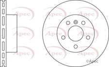APEC DSK2202 Brake Disc Front Vented Braking System Fits Land Rover Discovery