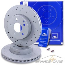 ATE 2x BREMSSCHEIBE BEL&Uuml;FTET &Oslash;295 VORNE F&Uuml;R MERCEDES C-KLASSE  W204 S204 AB 07-