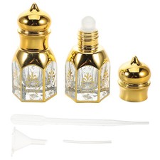 2 Pcs Glass Essential Oil Containers Empty Bottles for