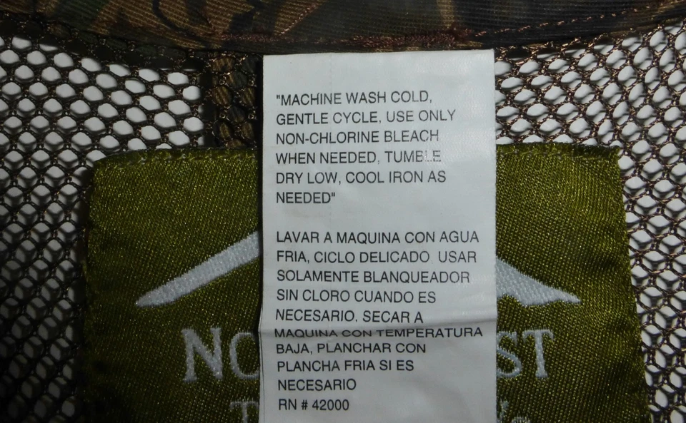 Northwest Territory Mesh Hunting Vest Mens MEDIUM Brown Camo Ammo Pockets - Image 3 of 4