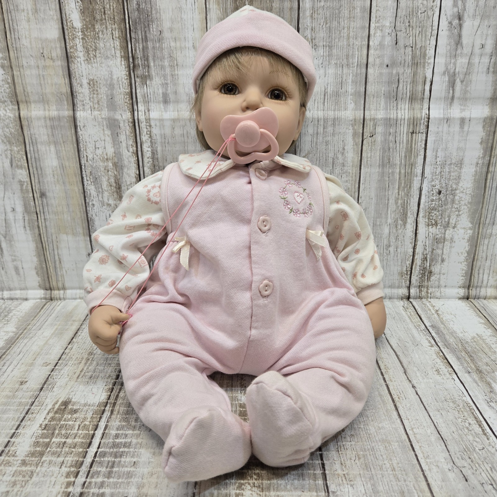 ADORA Name Your Own Baby Doll - Pink Floral Shirt Overall Ju