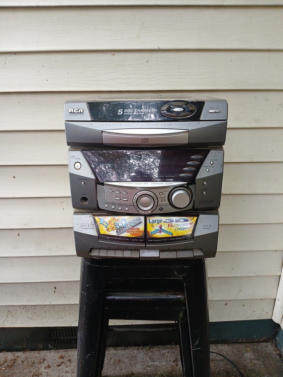 Rca 5 Disc Changer Audio System RS-2505 Autio System | eBay