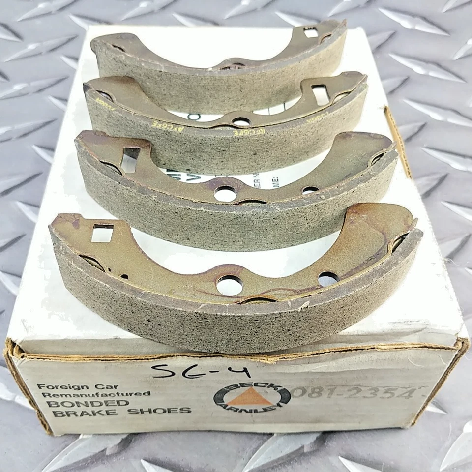 Zapatas de freno traseras Beck/Arnley 081-2354 para Honda 1982-1983 Civic 1982 Prelude Foto 3 de 4