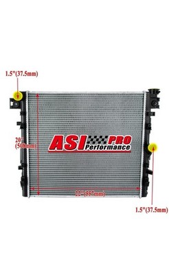 Aluminum Core Radiator for 07-15 10 Jeep Wrangler /Wrangler JK 2018 3.6 3.8L V6