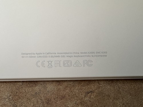 Apple Magic Keyboard Folio - MQDP3LL/A (White) - 第 3/3 張圖片