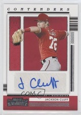2021 Panini Contenders Contenders Auto Jackson Cluff #CA-CL Auto 0a3