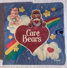    Vintage 1984 Kenner Care Bears Case W/14 Pose-able Figures