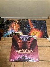 Lot of three laser discs LD Star Trek Final Frontier First Contact Undiscovered