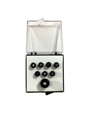 Martin Bridge Pins Black Plastic 6 pins plus end pin
