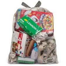 Ultrasac 13 Gallon 0.69 MIL Clear Drawstring Trash Bags - 24" x 27" -