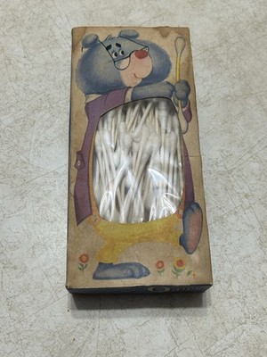 Vintage Q Tips Box - New Nursery Box