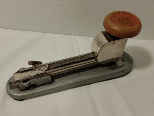 Vintage 1950s Arrow Brand Stapler Model 203 Industrial Style Works