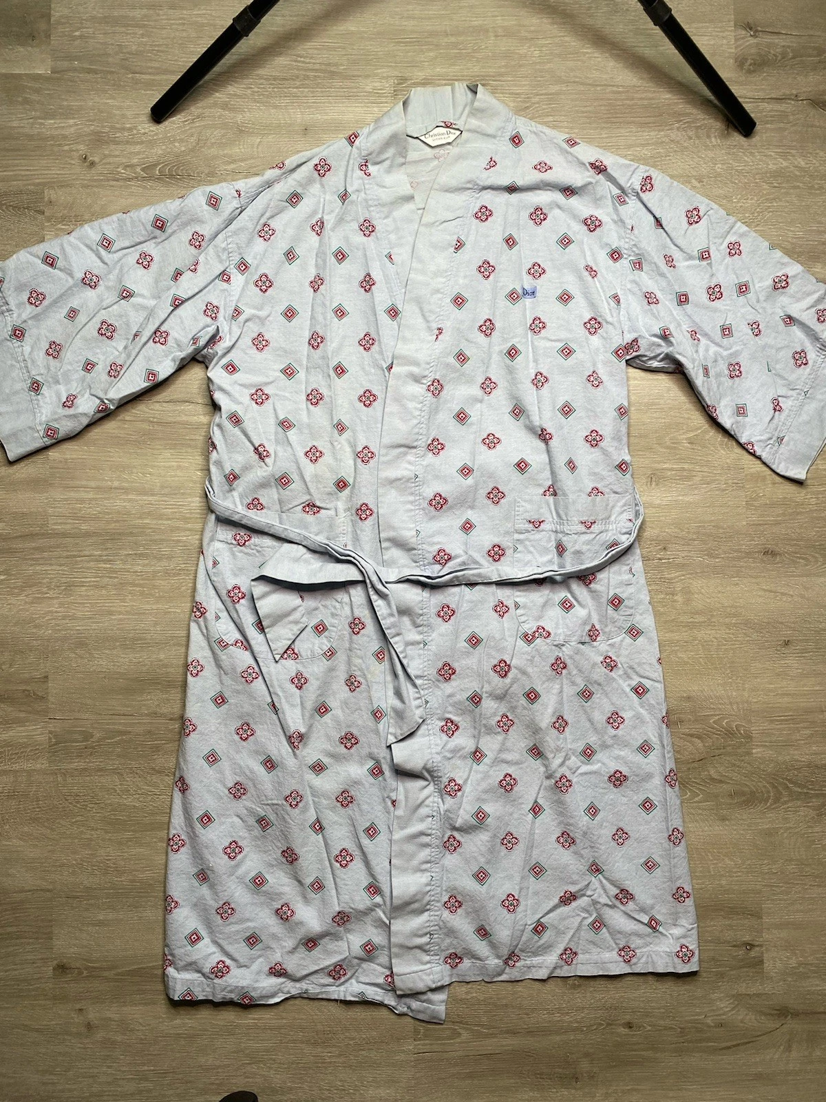 Peignoir de bain vintage Christian Dior Monsieur taille unique coton unisexe