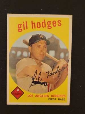 1959 Topps - Gil Hodges #270 White Back - VG-VGEX  **CLC**