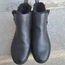 Timberland Womens Black Leather Fur Skyla Bay...