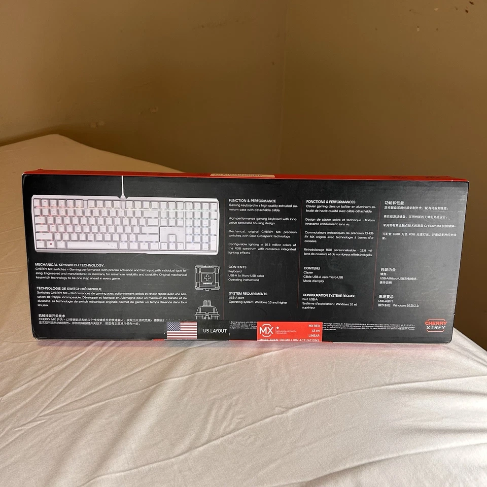 Cherry MX Board 3.0S Wired Mechanical Keyboard RGB Lighting Full Cherry Silent - Image 2 of 4