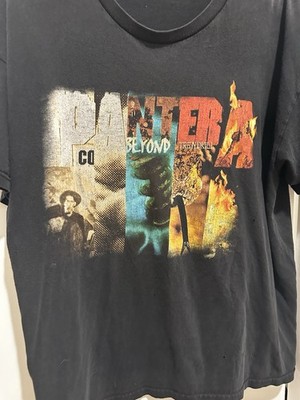 Y2K Pantera Heavy Metal Rock Band T Shirt Faded *Read* Dimebag Darrell Large