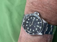 Vetta mod submarine 666 feet quartz in acciaio vintage dei anni 60 cal-536-121