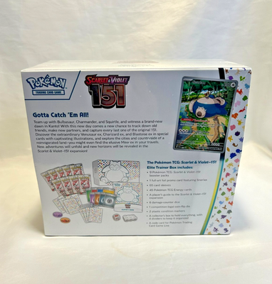 Pokémon TCG Scarlet & Violet 151 Elite Trainer Box ETB - Factory