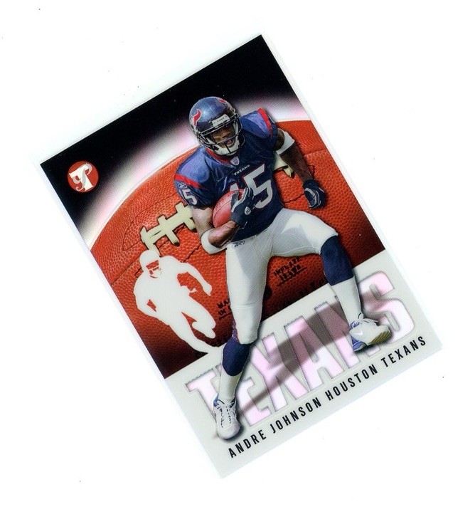 2003 Topps Pristine ROOKIE REFRACTOR SP ANDRE JOHNSON /1449 RC! Texans WR STAR