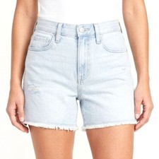 OLD NAVY Shorts High Waisted OG Jean Cut-Off Blue Youth Girl Size 10 NEW NWT