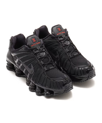 AV3595-002 Nike Shox TL Black Metallic Hematite Max Orange Schwarz (Herren)