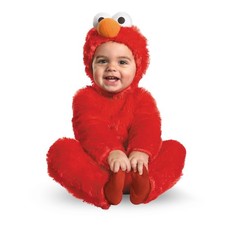 Elmo Comfy Costume for Toddlers, Official Sesame Street Outfit, Size Small 3T-4
