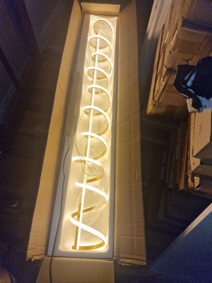 LED Lineare Pendelleuchte 150CM Dimmbar 3 Farbmodus & Helligkeit Deckenleuchte