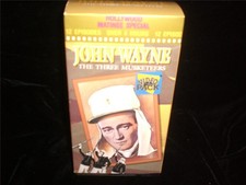 VHS Three Musketeers, The 1933 John Wayne, Ruth Hall 12 Part Movie Serial 2 Tape