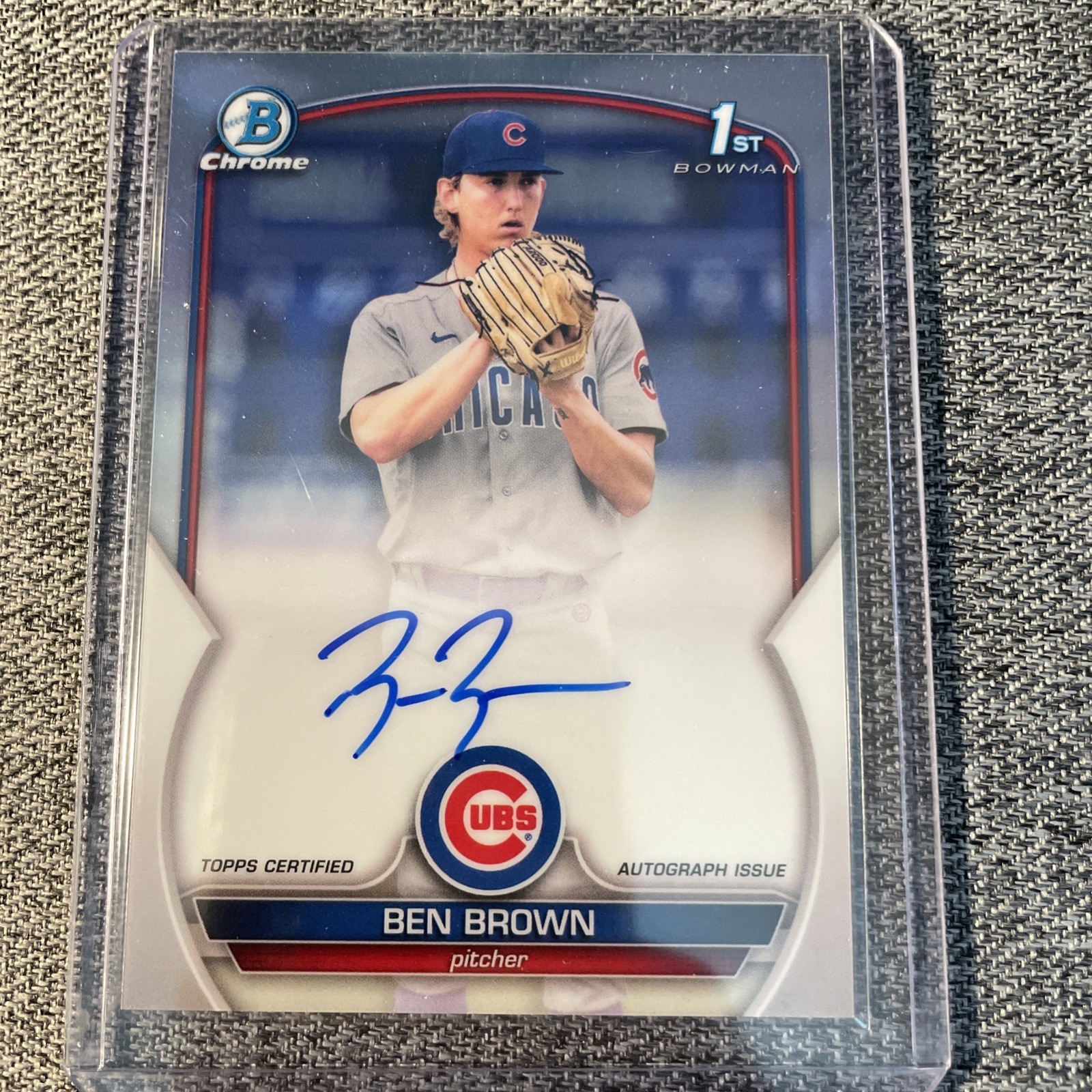2023 First Bowman Chrome Ben Brown Auto 1st Prospect #CPA-BBN Cubs Phillies
