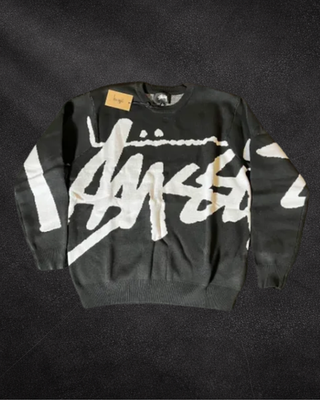 Stussy Stock Sweater Black | eBay