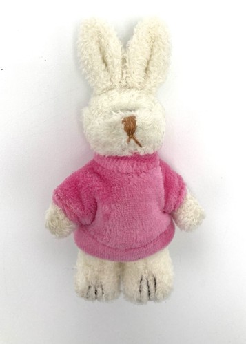 Boyd's Mohair Rabbit Mini Peluche 4.5” y 3” Conejito Cesta de Pascua Regalo 2 Piezas Decoración - Imagen 13 de 21