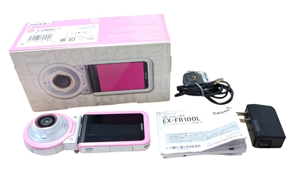 CASIO EXILIM EX-FR100L Pink Compact Digital Camera 10.2 MP From