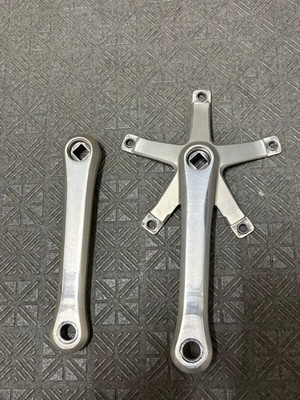 Sugino Grand Mighty NJS Track Kurbelarme 165mm 144 BCD Silver Pista