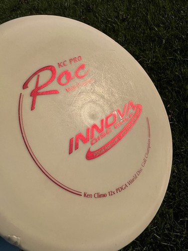 Innova OG 12X KC Pro Roc 181g PFN Patent Number Disc Golf Mid Penned USED OOP GC - Picture 7 of 24