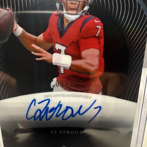 2024 Topps Finest Mercury C.J. Stroud Auto /10 RC - Picture 3 of 3
