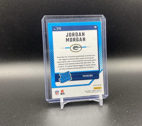2024 Panini Donruss Rated Rookie Jordan Morgan #370 Optic Preview Pink Prizm - Picture 2 of 2