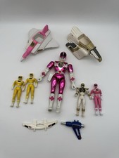 Lot Vintage Mighty Morphin Power Rangers Figures Weapons Accessories 1990s