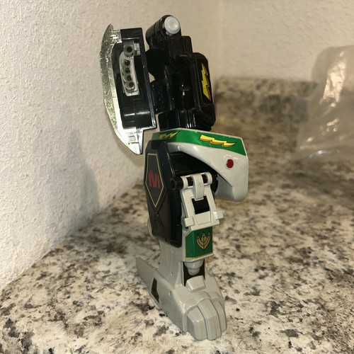 Power Rangers Dragonzord Left Side Leg Arm Part Green MMPR Vintage ...