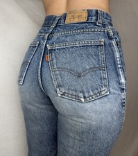 Levis Womens Blue Medium Wash Denim Straight ...