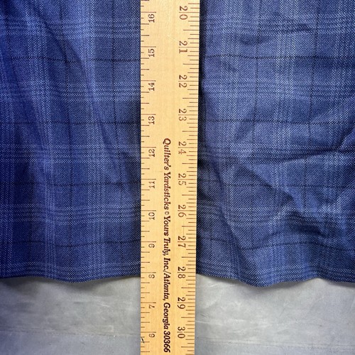 Ralph Lauren Blazer Herren M 42R Marine Wolle & Seide 2 Btn Fensterscheibe Karo EUC - Bild 7 von 8