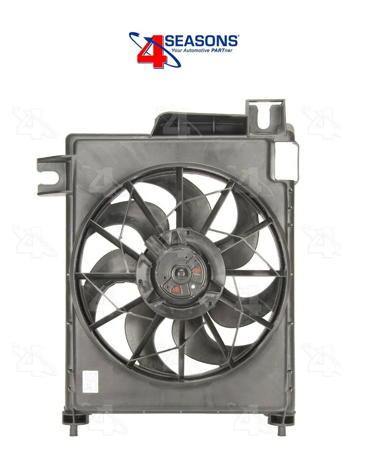 Conjunto de ventilador condensador de aire acondicionado cuatro estaciones 75565 para Dodge Ram 1500 2500 3500 4000 Foto 2 de 4
