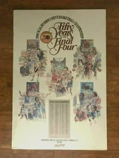 NCAA FINAL 4 Championship 1988 Rawlings 50 Years Poster Kemper Arena NEW SEALED