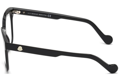 メガネ Moncler Eyeglass Frame ML5098 001 Premium Black Rectangular Moncler ML5098 001 Black Plastic Optical Eyeglasses Frame 51