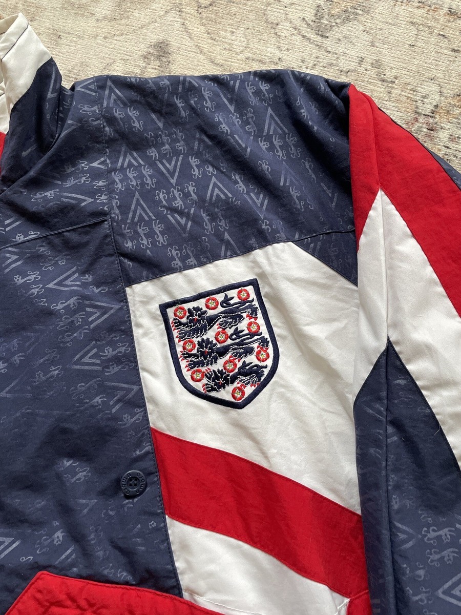 Vintage Umbro National Team England Soccer Football Zip