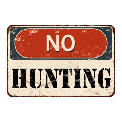 #ad #ad No Hunting Sign Vintage Look Retro Reproduction Private Property 108120067051 $23.95