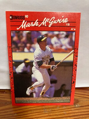 Mark McGwire 1990 Donruss Baseball Card Karte