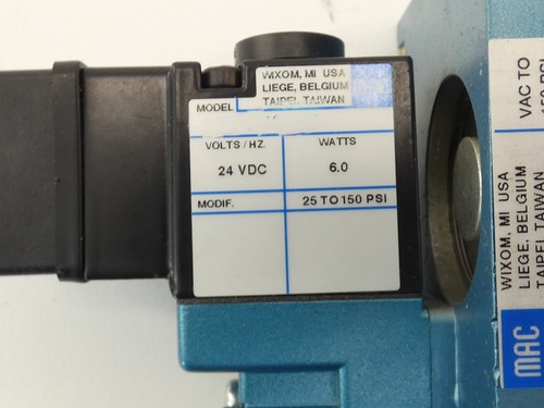 Mac 56C-33-501JB 3-Way Solenoid Valve 24VDC 6W - NEW Surplus! - Bild 7 von 9
