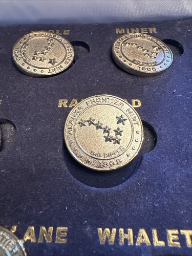 Passions by Gary K~8 Coin Set~ Alaska Frontier Mint Bear Eagle Salmon Moose.etc - Picture 12 of 18